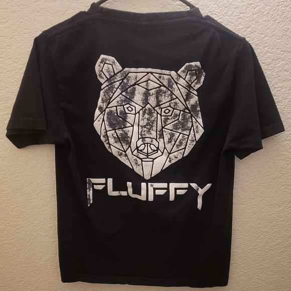 Fluffy Other - Black Fluffy T-Shirt‎